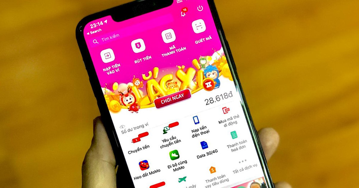 MoMo tung nhiều giải thưởng hấp dẫn ngày Thần tài