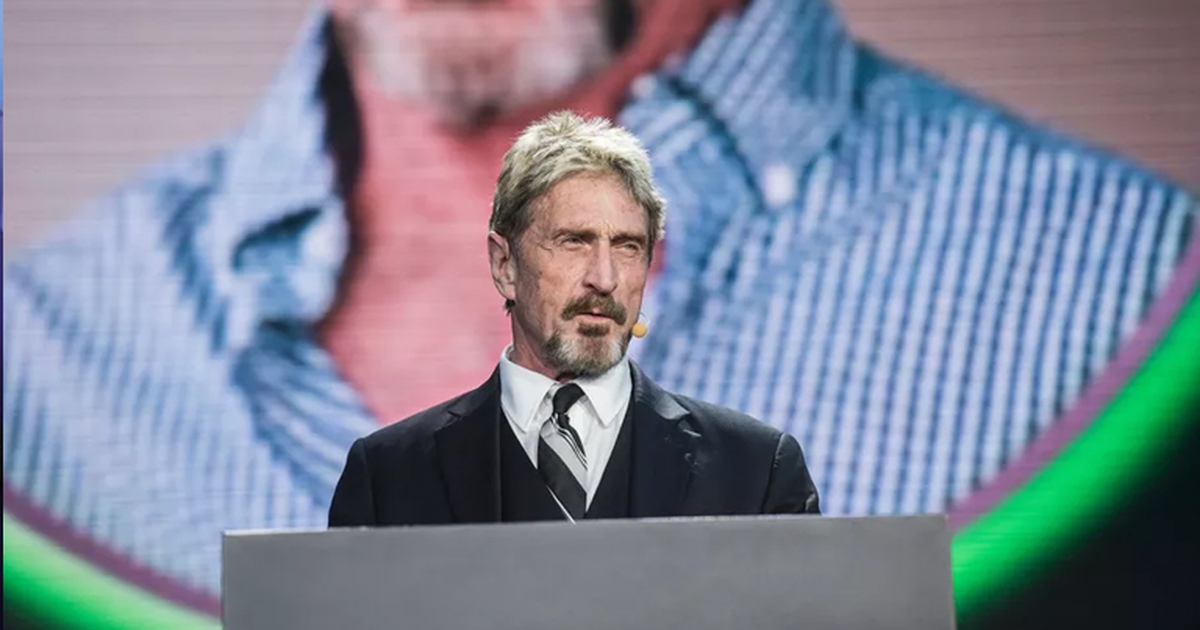 Cha đẻ McAfee Antivirus bị bắt vì trốn thuế, chờ dẫn độ về Mỹ