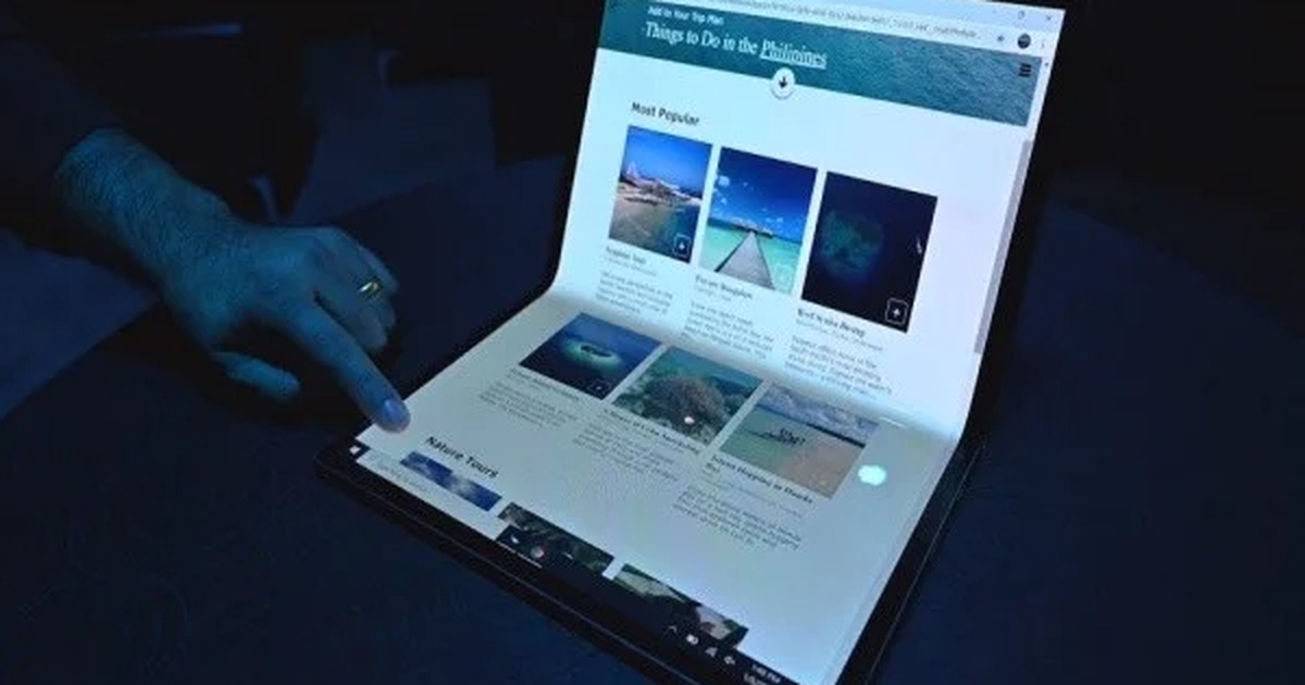 Samsung, Intel và Microsoft phát triển laptop màn hình gập