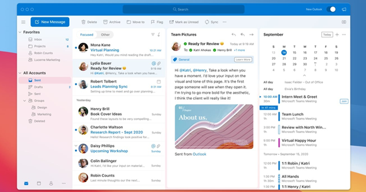 Outlook sẽ trở thành ứng dụng web đa nền tảng