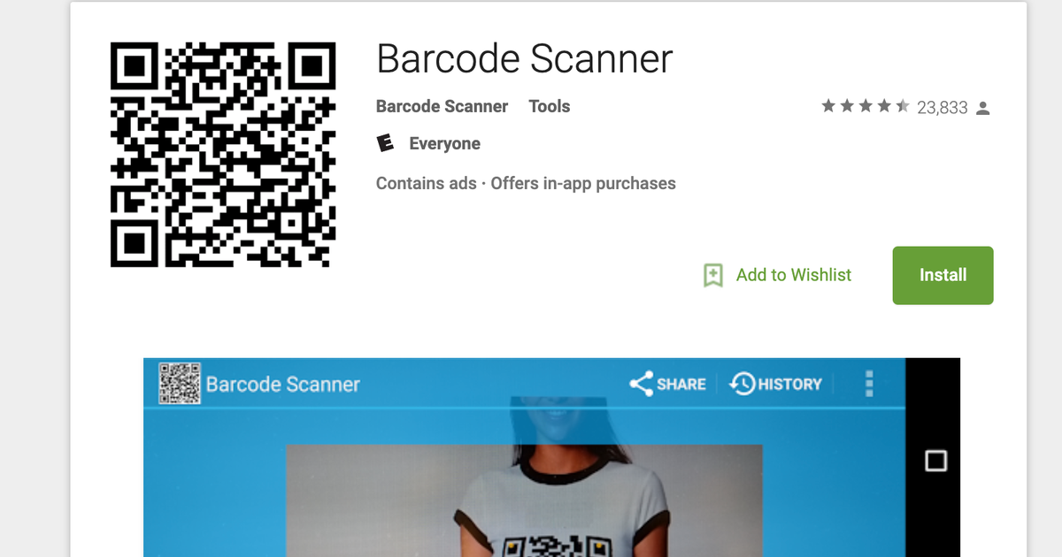 Ứng dụng quét mã vạch Barcode Scanner là phần mềm độc hại