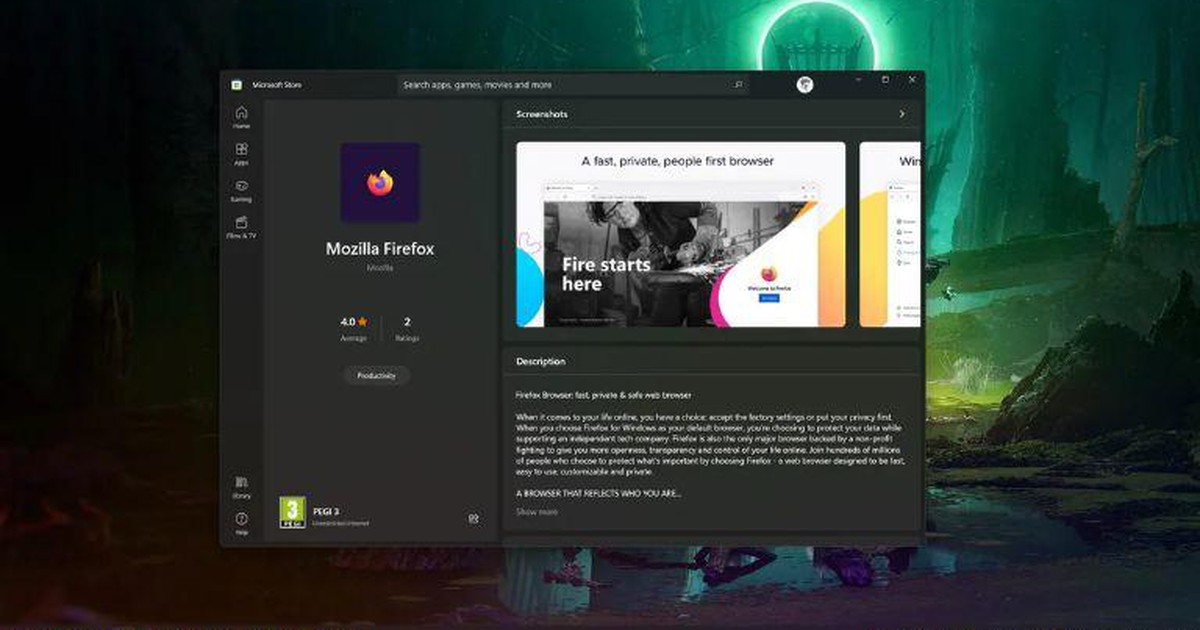 Mozilla Firefox cập bến Microsoft Store cho Windows 10 và 11