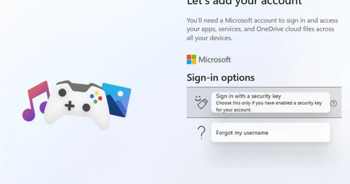 Người dùng cần có tài khoản Microsoft và internet để cài Windows 11 Pro