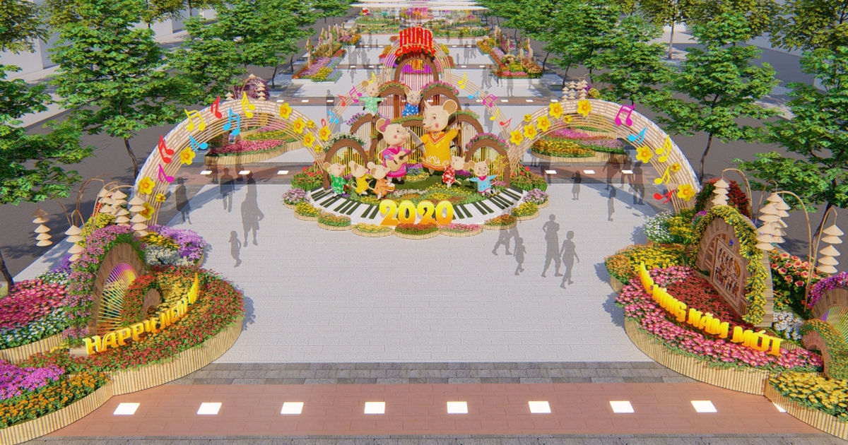 Đám cưới chuột sẽ 'đổ bộ' xuống đường hoa Nguyễn Huệ Xuân Canh Tý