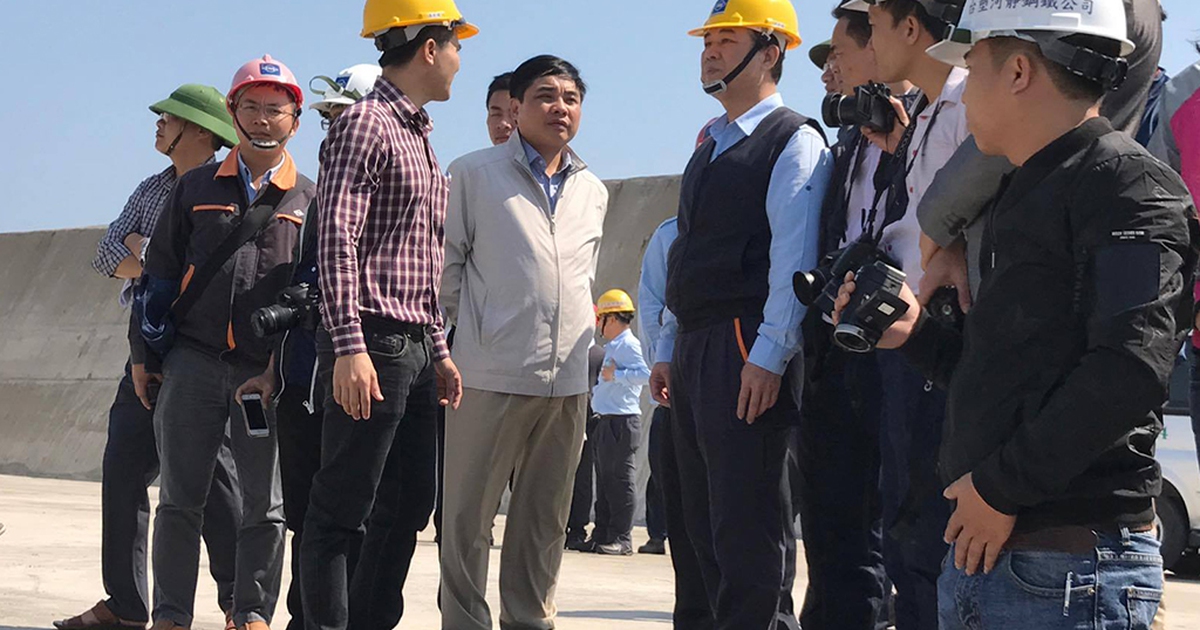 Hà Tĩnh khẳng định Formosa không xả nước thải màu đỏ như clip trên mạng