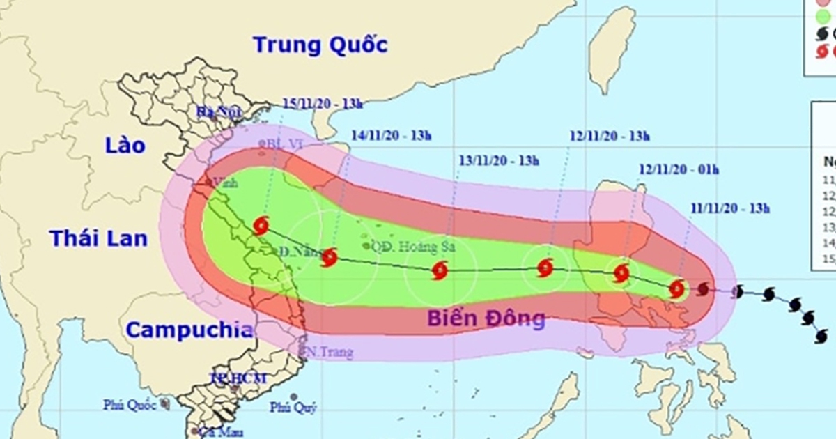 Bão số 13 diễn biến rất phức tạp theo 3 kịch bản dự báo khác nhau