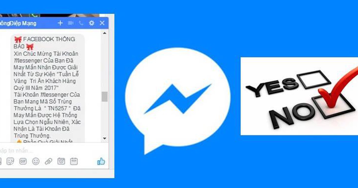 Nhận tin nhắn trúng thưởng từ Facebook, chủ nhân bị lừa hàng chục triệu đồng