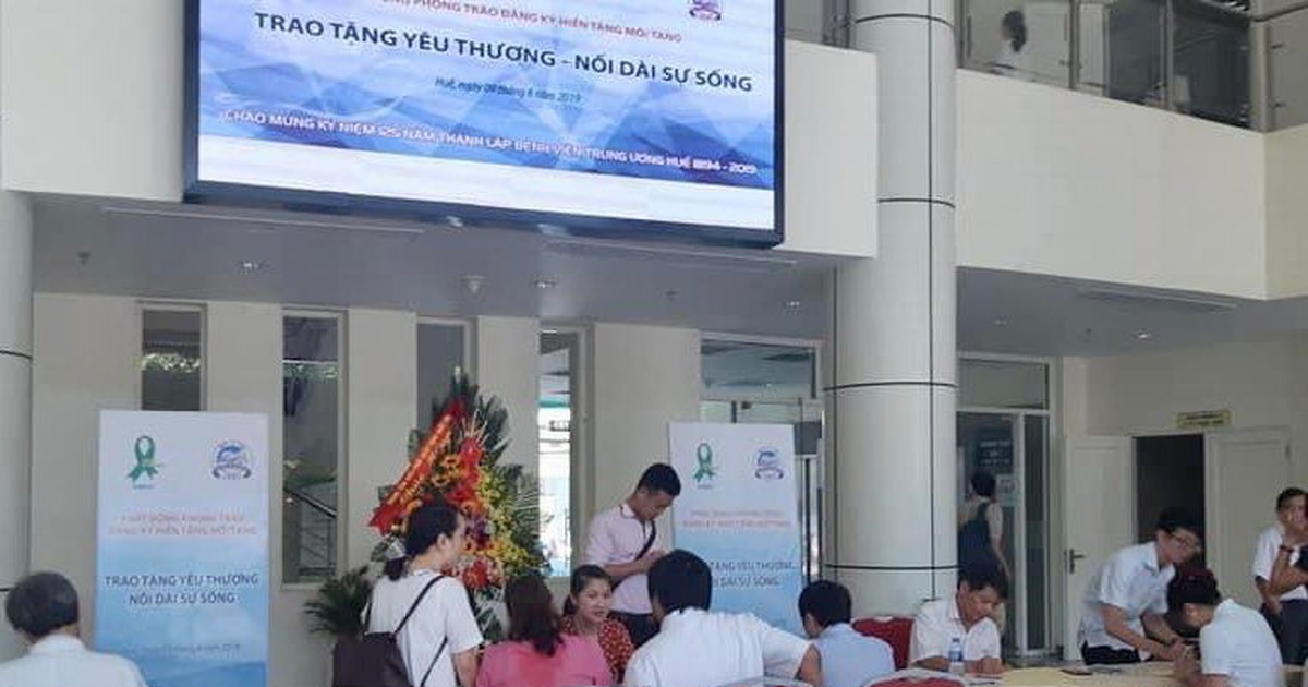 Cả nước có hơn 62.000 người đăng ký hiến tạng