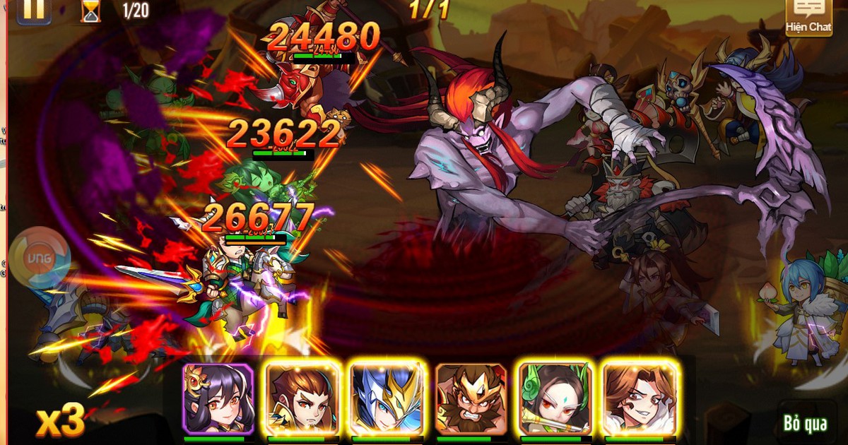 OMG 3Q: Đội hình tiêu biểu Quần Hùng - Đôi công ổn định