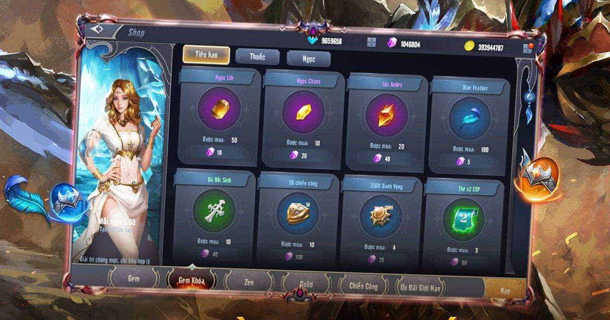 Bí kíp sử dụng Gem khóa hiệu quả trong MU Awaken – VNG