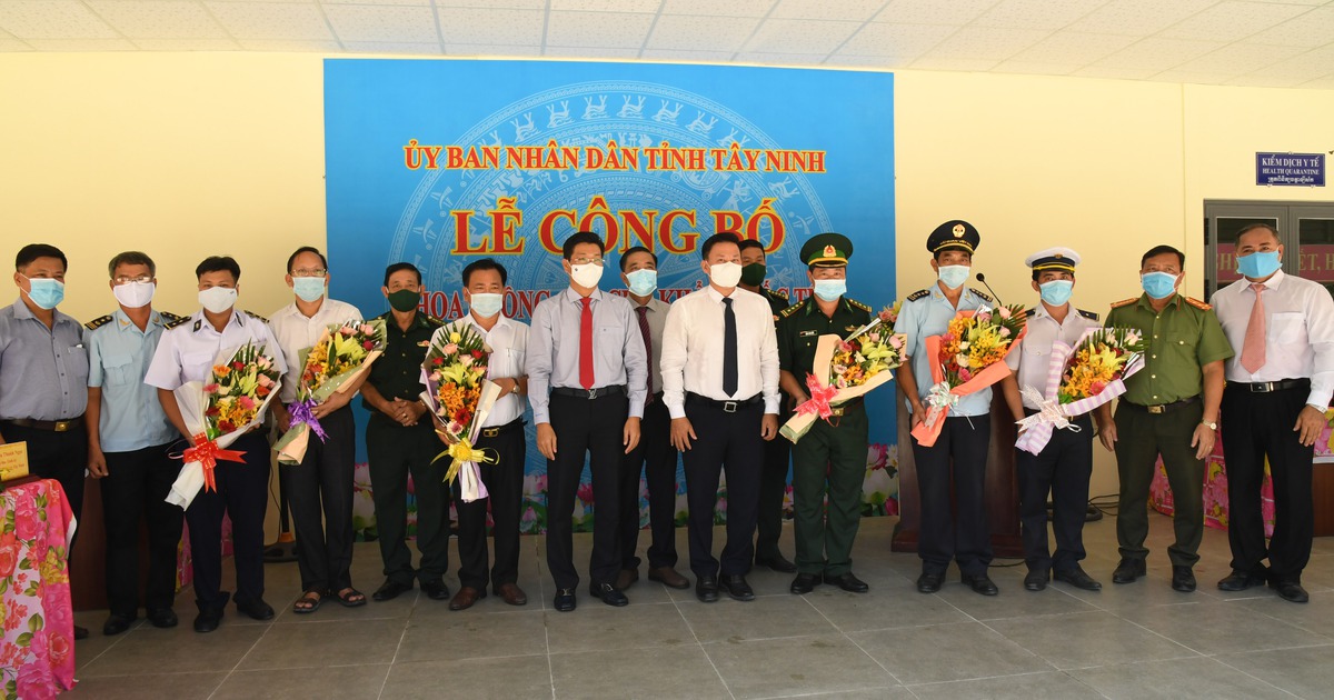 Tây Ninh : Chính thức hoạt động cửa khẩu quốc tế Tân Nam – Meun Chey