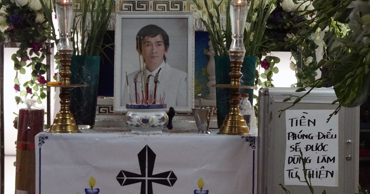 Gia đình Minh Thuận dùng tiền phúng điếu làm từ thiện