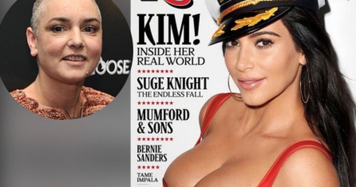 Sinead O'Connor nổi đóa khi Kim Kardashian khoe ngực trên bìa Rolling Stone