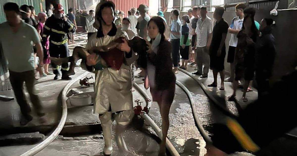 3 mẹ con bị bỏng nặng trong vụ cháy xưởng ở Hà Nội đã tử vong