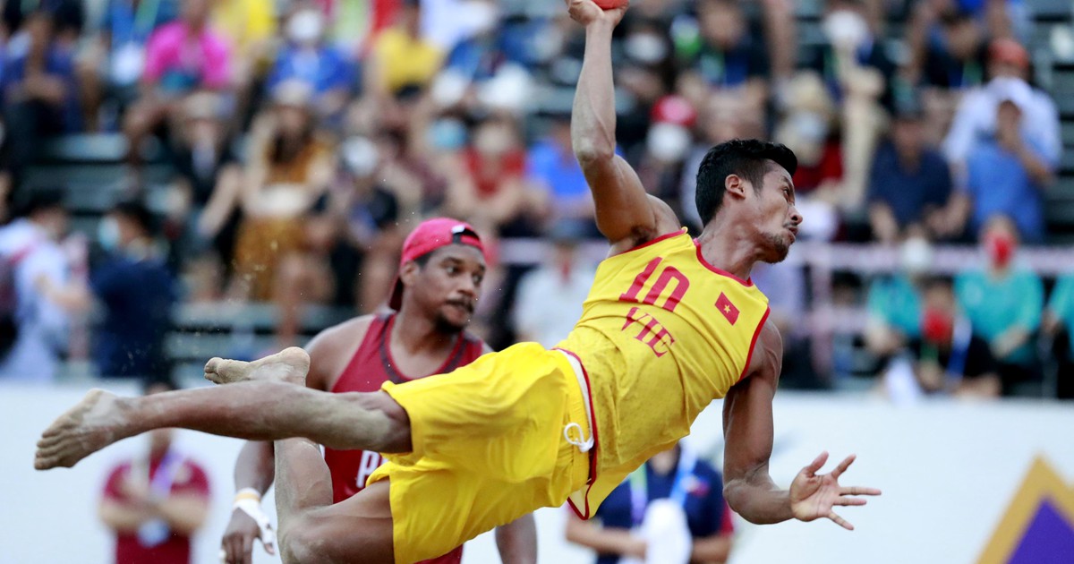 Bóng ném bãi biển Việt Nam đoạt huy chương vàng nghẹt thở