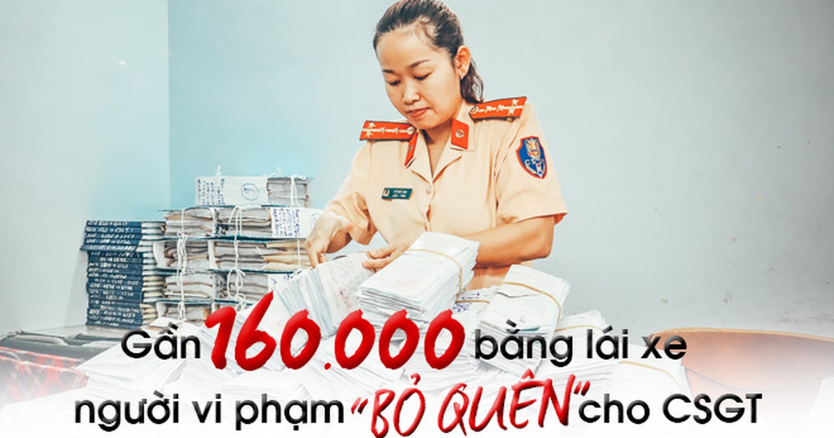 Gần 160.000 bằng lái xe bị bỏ lại: Cực công thi, rồi cố tình 'bỏ quên' cho CSGT