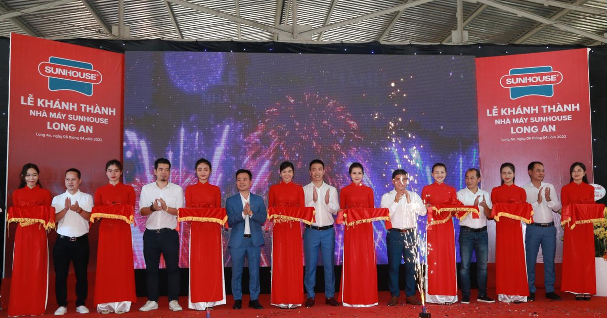 SUNHOUSE khánh thành nhà máy Máy lọc nước R.O Long An