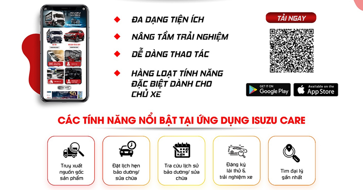 Isuzu Việt Nam ra mắt ứng dụng Isuzu Care: Nâng tầm ‘trải nghiệm’ dịch vụ khách hàng