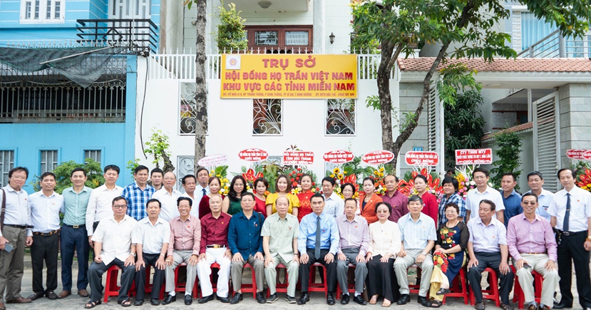 Hội đồng họ Trần Việt Nam khai trương trụ sở phía Nam
