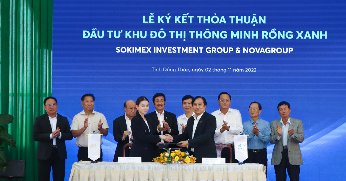 NovaGroup và Sokimex cam kết đầu tư, phát triển dự án khu đô thị BLUE DRAGON