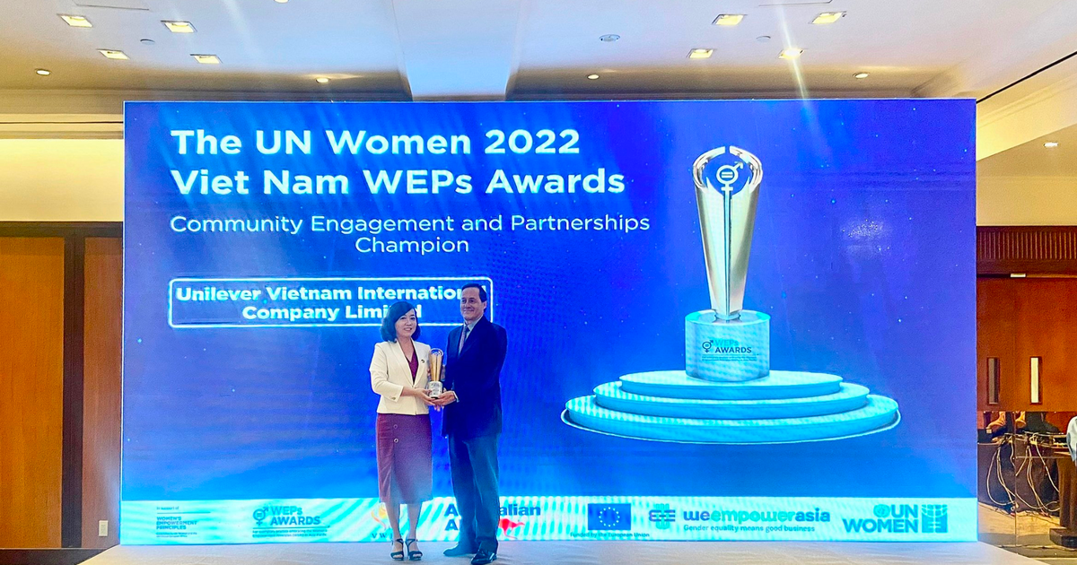 Unilever thắng giải WEPs nhờ quan hệ đối tác để chuyển đổi số cho phụ nữ