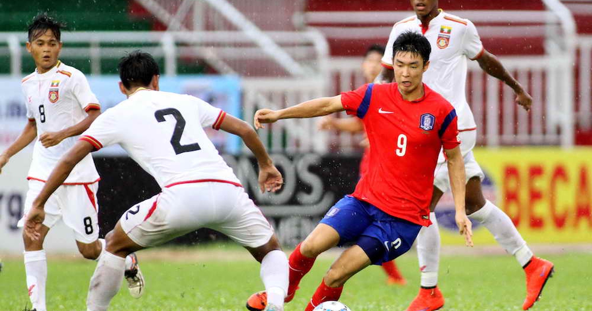 U.19 Hàn Quốc vào bán kết sau chiến thắng 2-0 trước U.21 Myanmar
