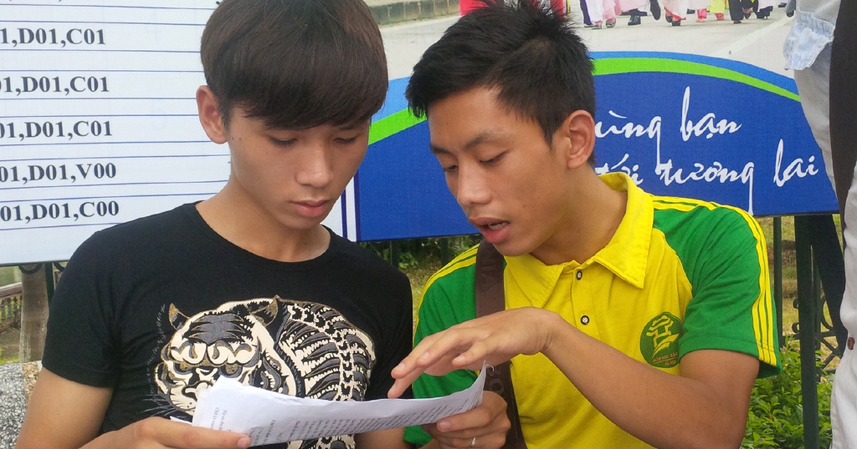 Các trường công bố mức điểm nhận hồ sơ xét tuyển trước ngày 1.8