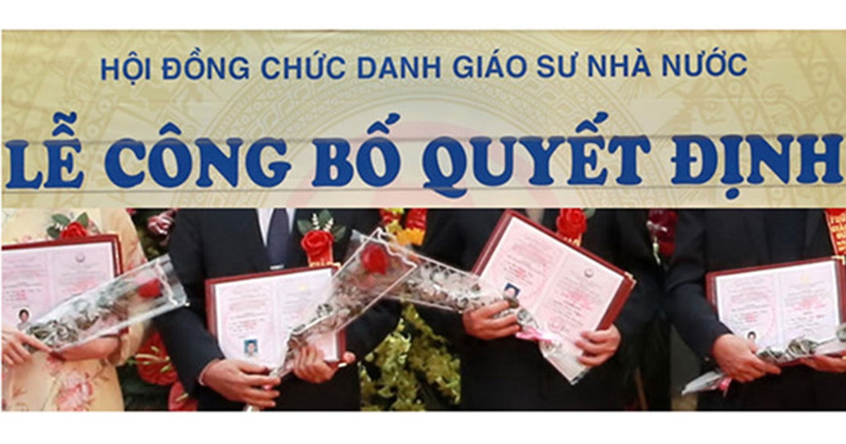 4 ứng viên ngành Khoa học An ninh được công nhận đạt chuẩn phó giáo sư