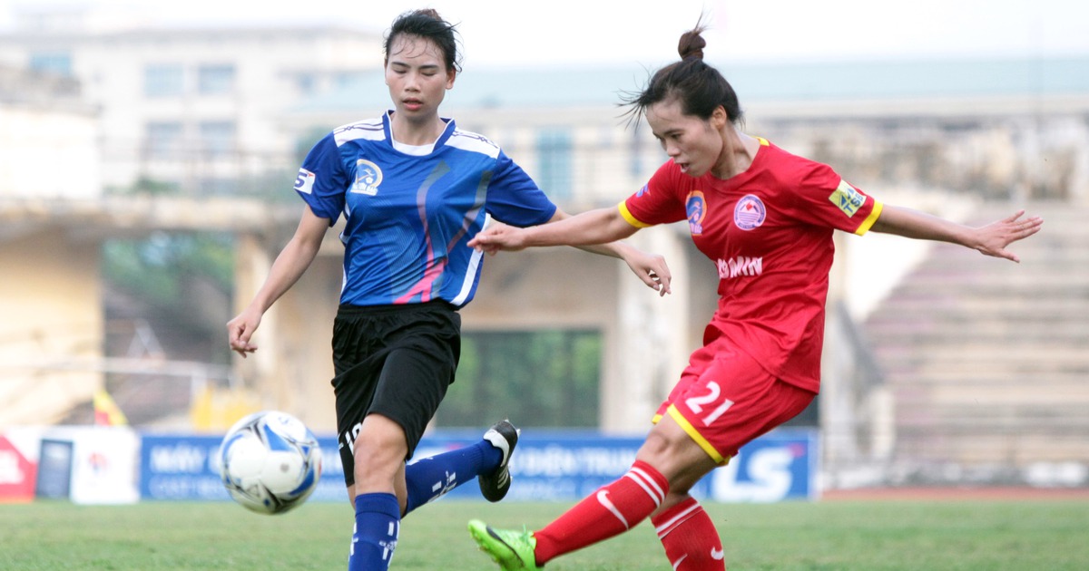 Giải nữ VĐQG 2018: Than khoáng sản Việt Nam đè bẹp Sơn La