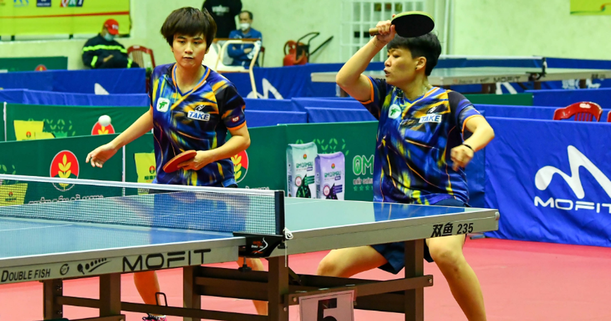 Giải vô địch bóng bàn quốc gia 2021: Đôi nữ TP.HCM đăng quang đầy kịch tính