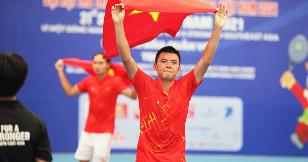 Lý Hoàng Nam bảo vệ thành công HCV đơn nam quần vợt SEA Games