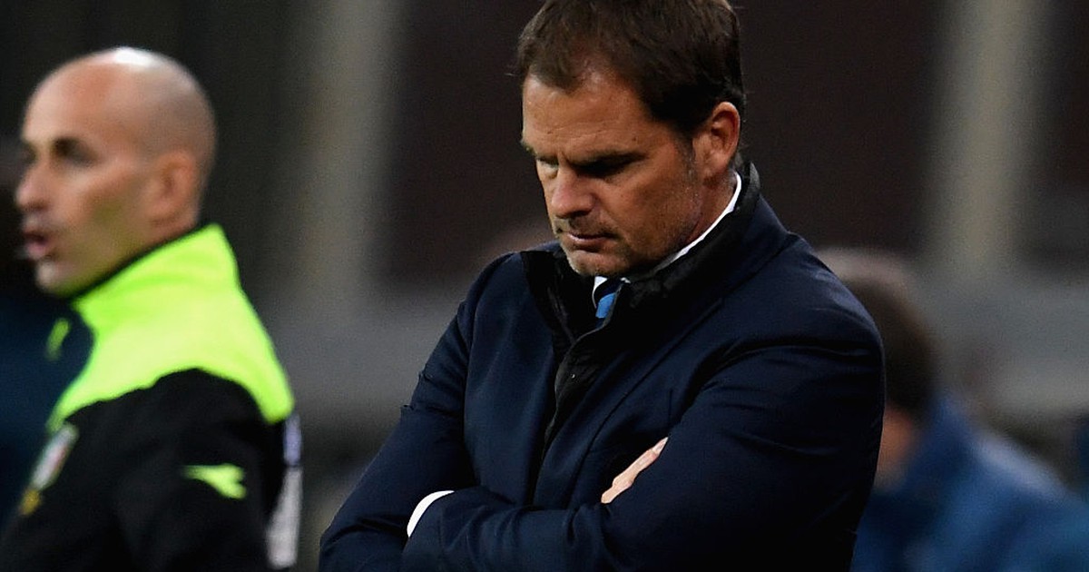 Inter Milan 'trảm' HLV Frank De Boer chỉ sau 14 trận cầm quân