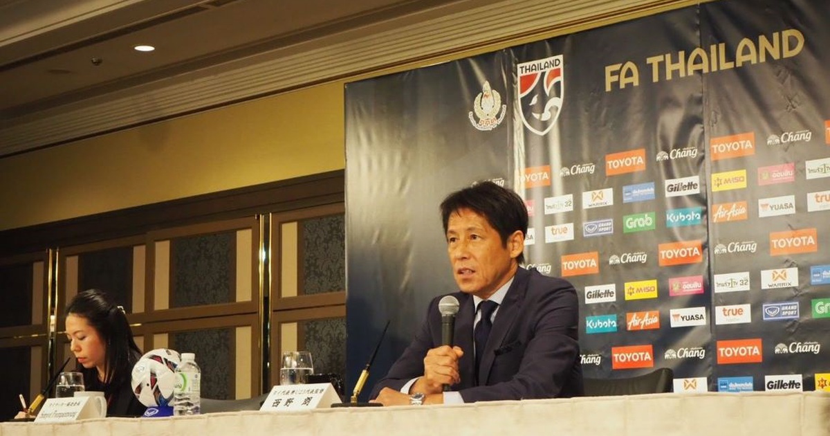 HLV Nishino bật mí phong cách chơi của Thái Lan hướng đến “đại chiến” với Việt Nam