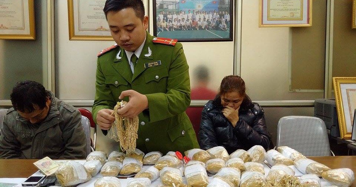 Buôn lậu 33,5 kg vàng: Trang sức Trung Quốc nhưng ghi Italy