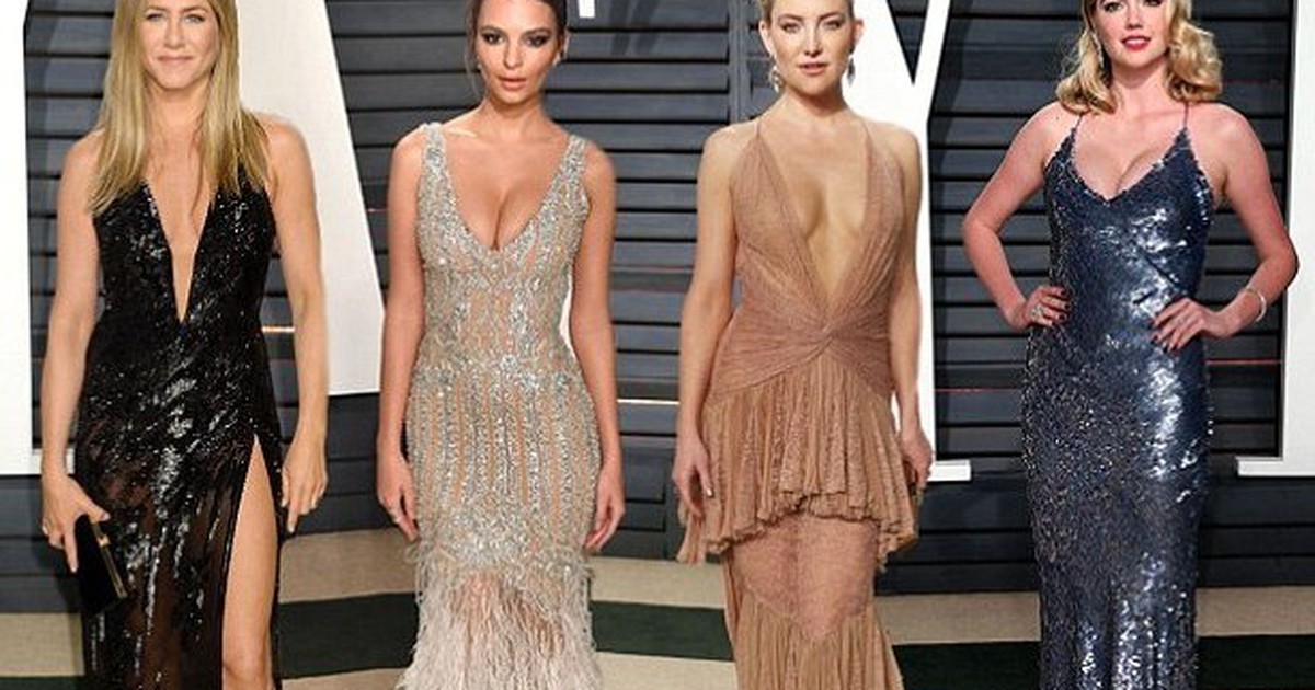 Dàn mỹ nhân Hollywood hở bạo tại tiệc hậu Oscar