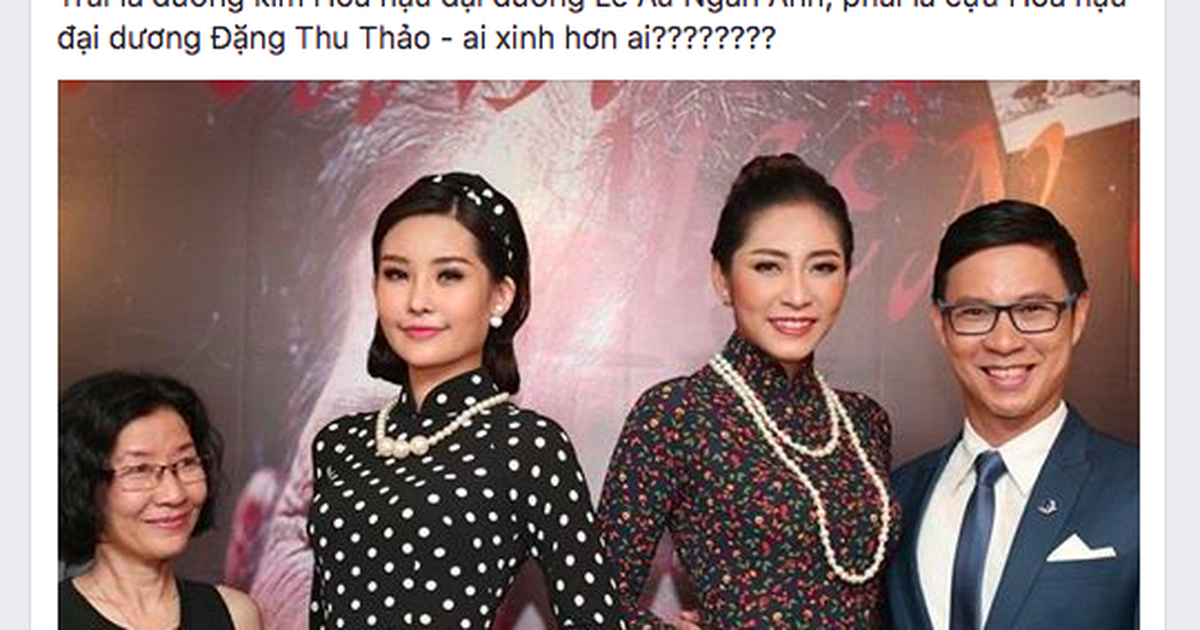 Đặng Thu Thảo lý giải bức ảnh chụp cùng Lê Âu Ngân Anh trên thảm đỏ