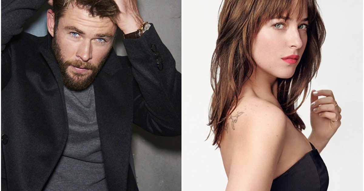 'Thần sấm' Chris Hemsworth kết hợp với kiều nữ '50 sắc thái'