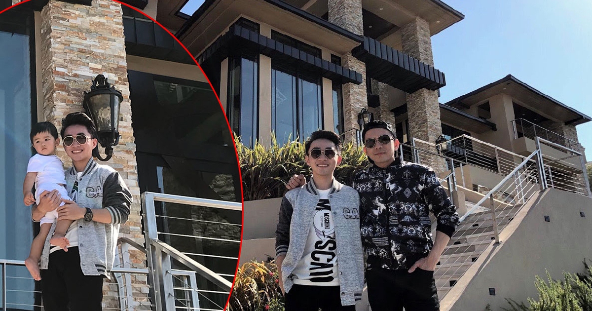 Đan Trường tranh thủ về thăm con trai nhân chuyến lưu diễn Mỹ