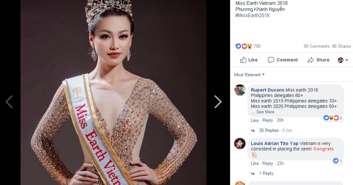 Á hậu Phương Khánh đại diện Việt Nam dự thi Miss Earth 2018