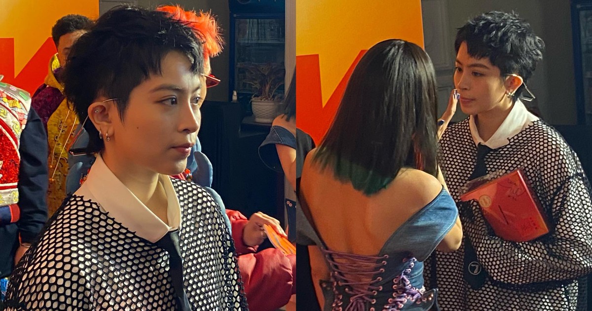 Gil Lê tình cảm đến chúc mừng Hoàng Thùy Linh ra mắt album mới