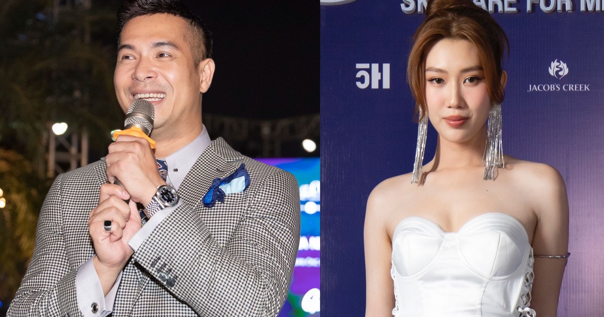 Thúy Ngân mặc gợi cảm hội ngộ diễn viên Trương Thế Vinh