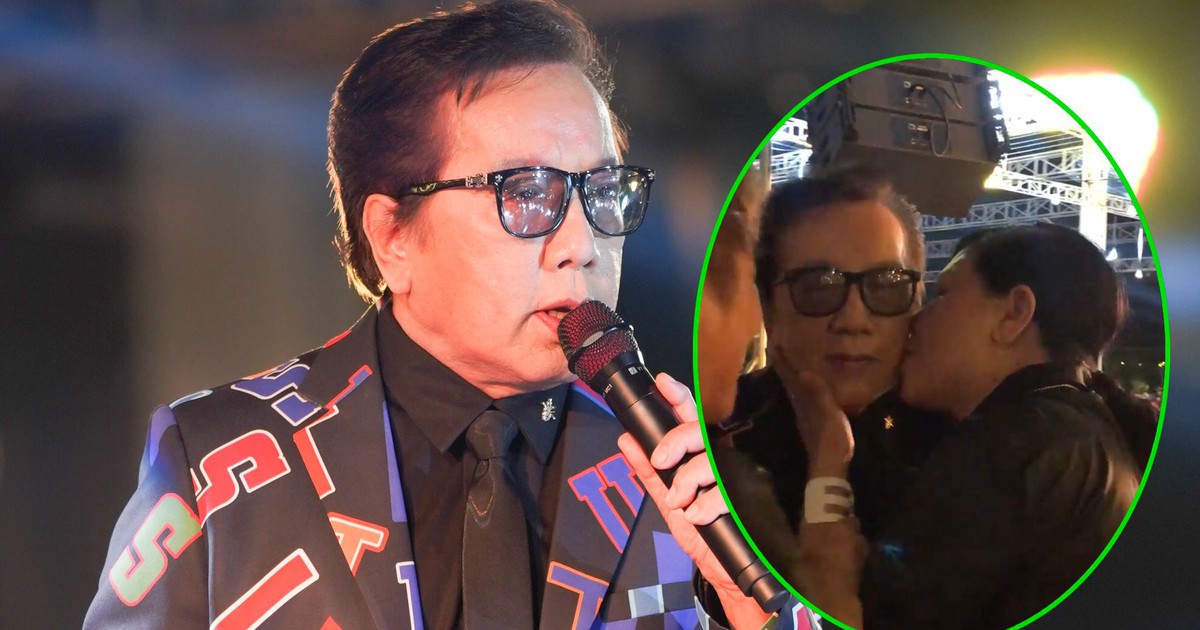 Vợ Elvis Phương túc trực dưới khán đài, ân cần chăm sóc chồng U.80