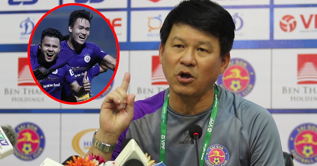 HLV Vũ Tiến Thành tiết lộ bí quyết giúp Sài Gòn FC quyết thắng Hà Nội