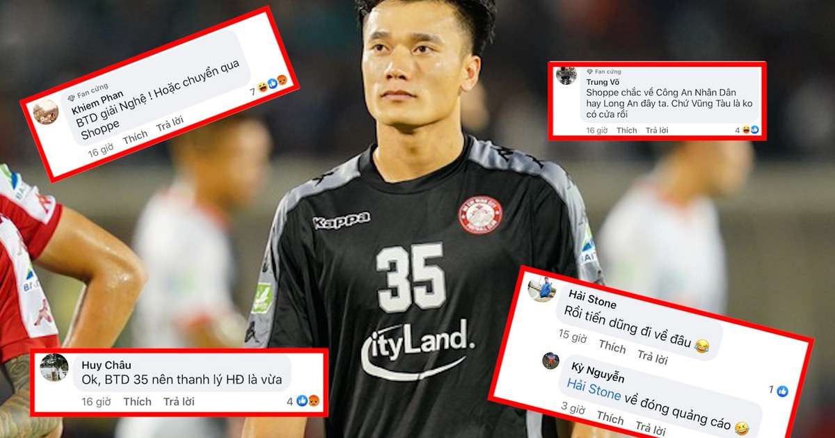 Fan nói lời cay đắng với Bùi Tiến Dũng khi CLB TP.HCM chiêu mộ thủ môn trẻ