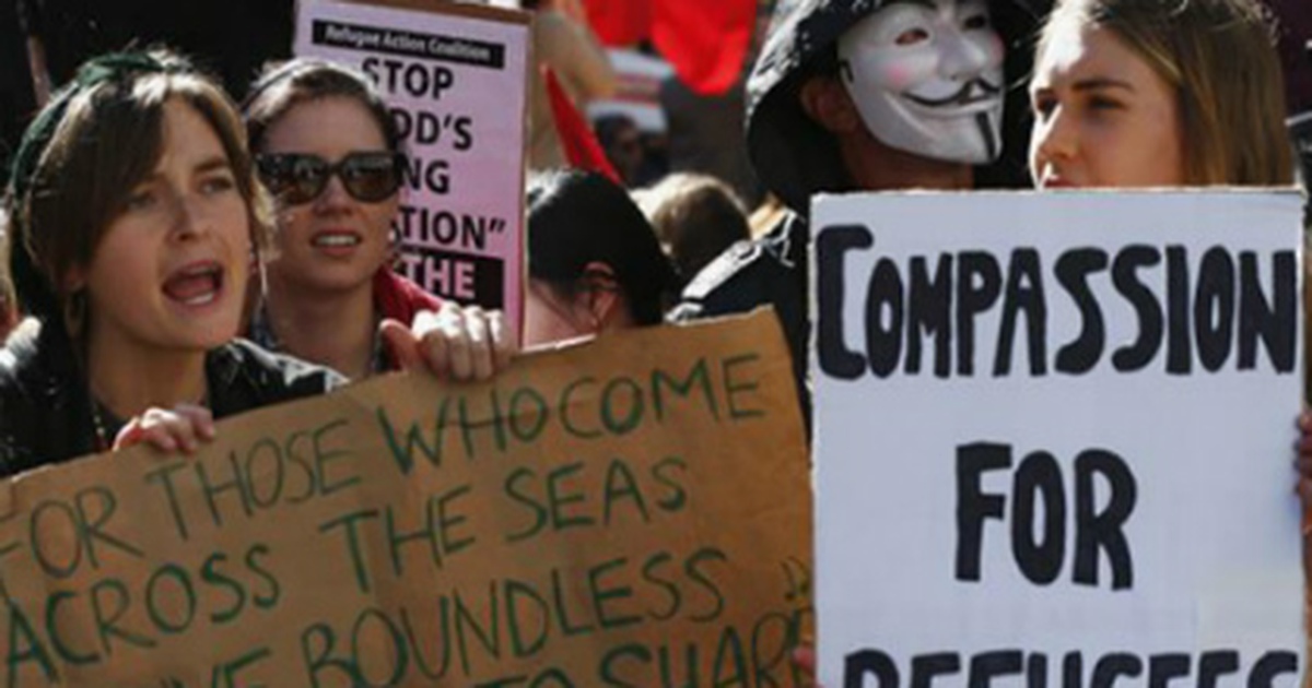 Tuần hành phản đối chính sách của Úc đối với người tị nạn