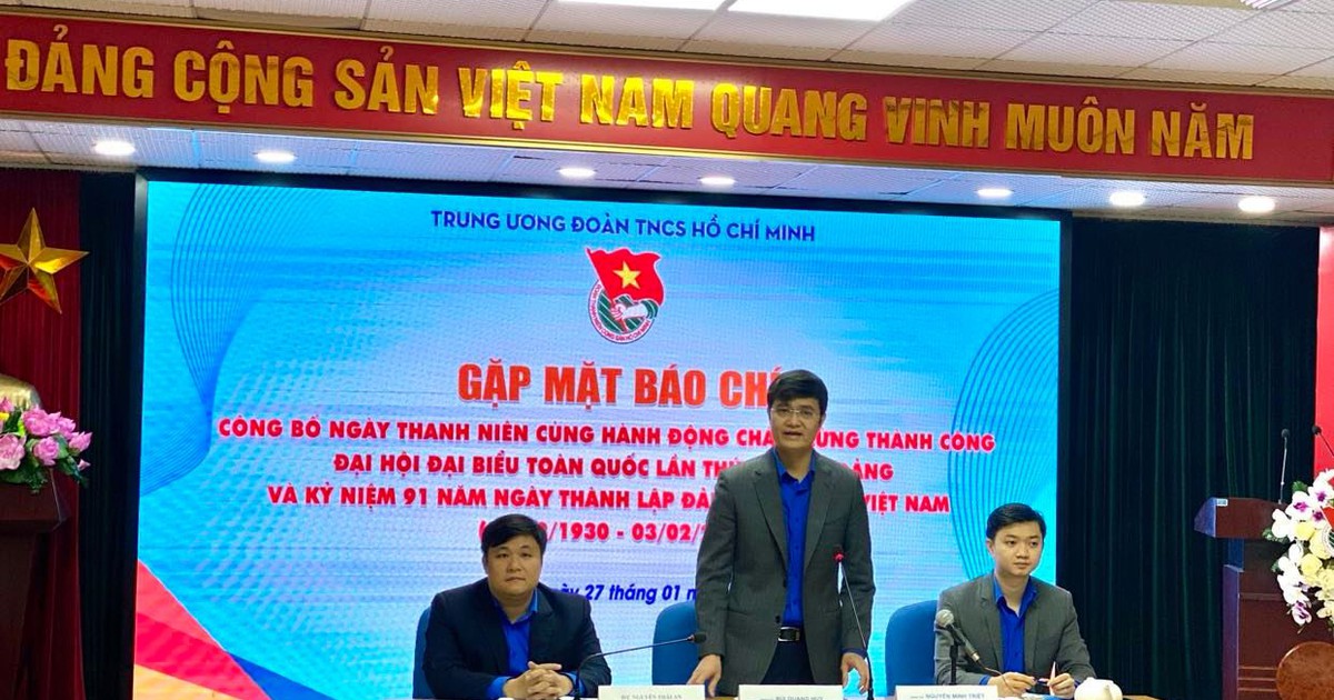 'Ngày thanh niên cùng hành động' chào mừng Đại hội XIII của Đảng