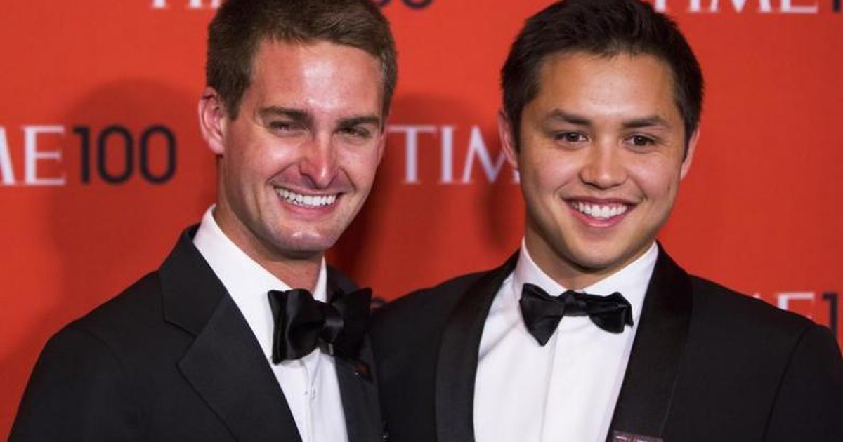 Hai nhà sáng lập Snapchat mất hơn 2 tỉ USD chỉ trong một ngày