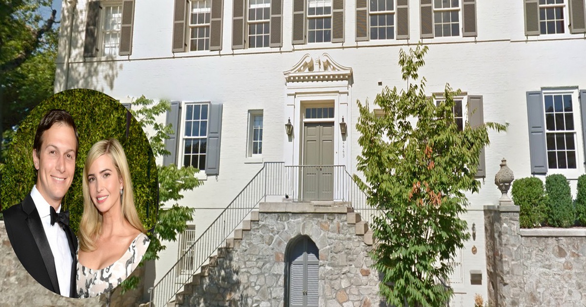 Vợ chồng Ivanka Trump chỉ trả 15.000 USD để ở nhà 5,5 triệu USD