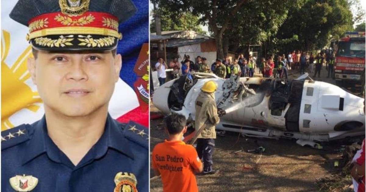 Trực thăng chở tư lệnh cảnh sát quốc gia Philippines bị rơi khi vừa cất cánh