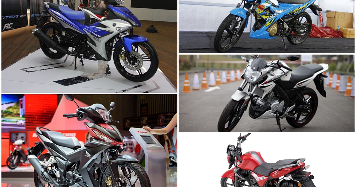 5 mẫu xe côn tay 150 phân khối cho phái mạnh Việt